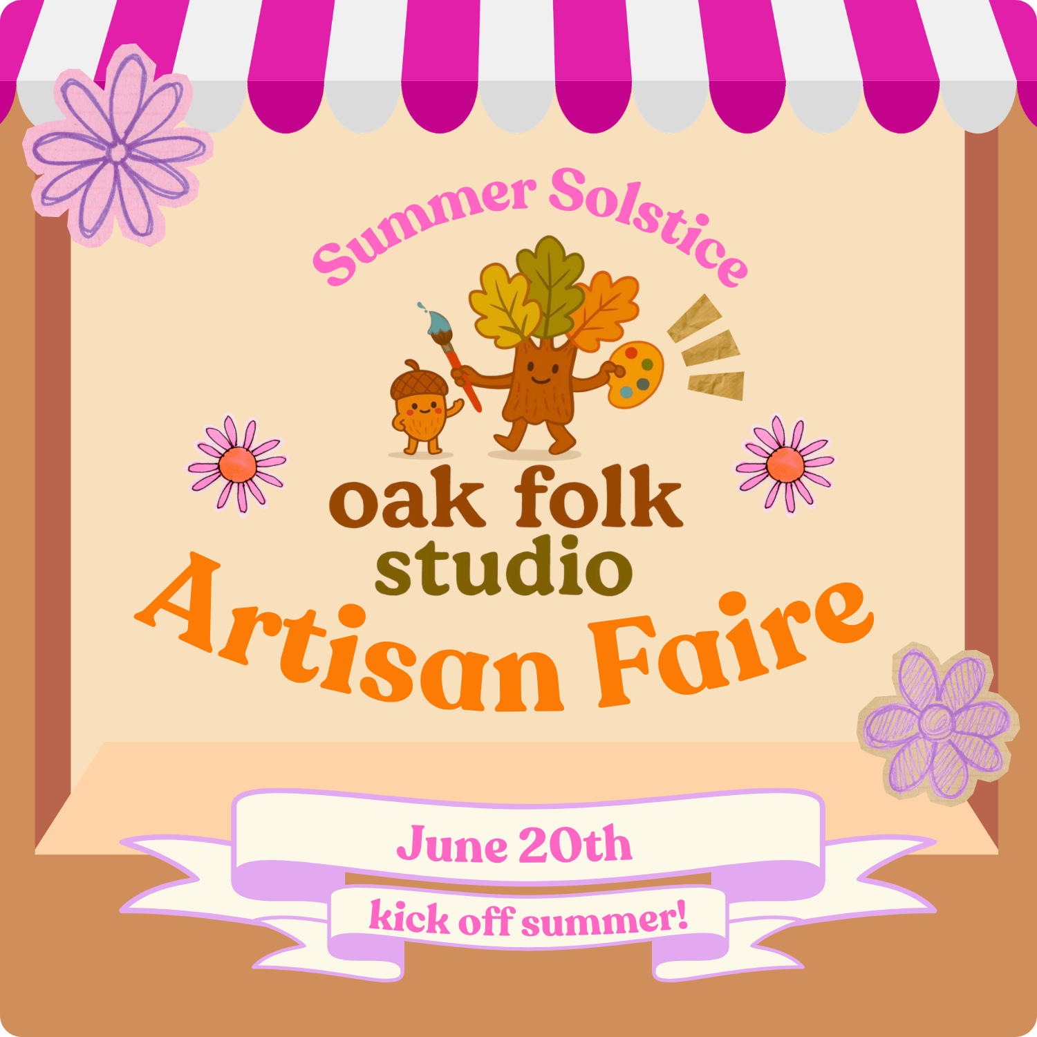 🌸 Oak Folk Artisan Faire Application for Vendors 🌸