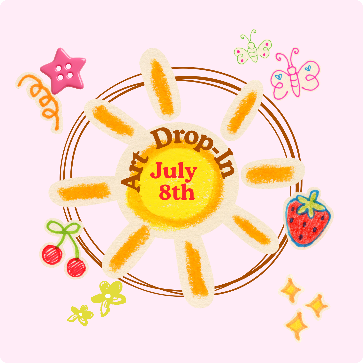 🌻ART🌻 Ages 7-12 🌻JULY 8th