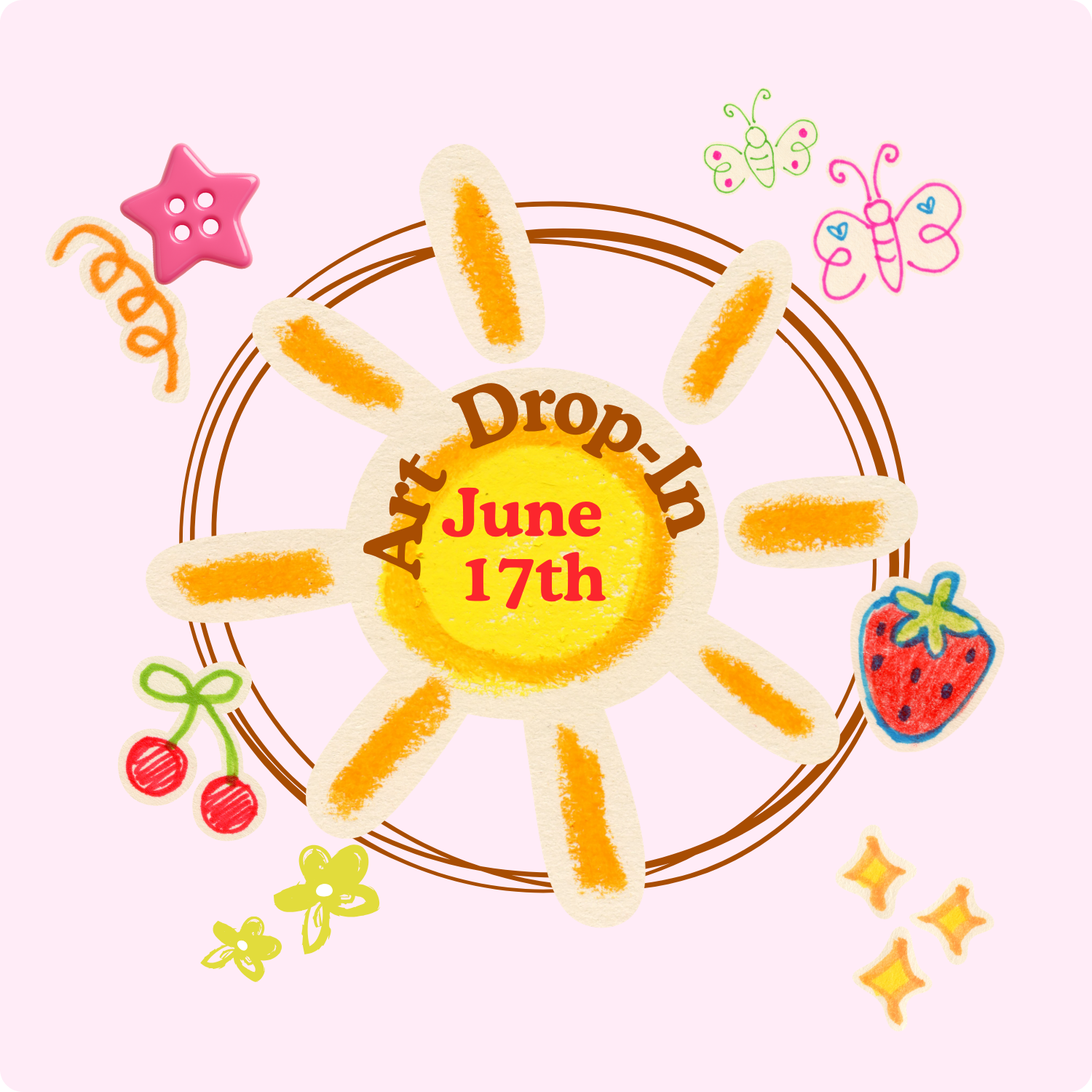 🌻ART🌻 Ages 7-12 🌻 JUNE 17th