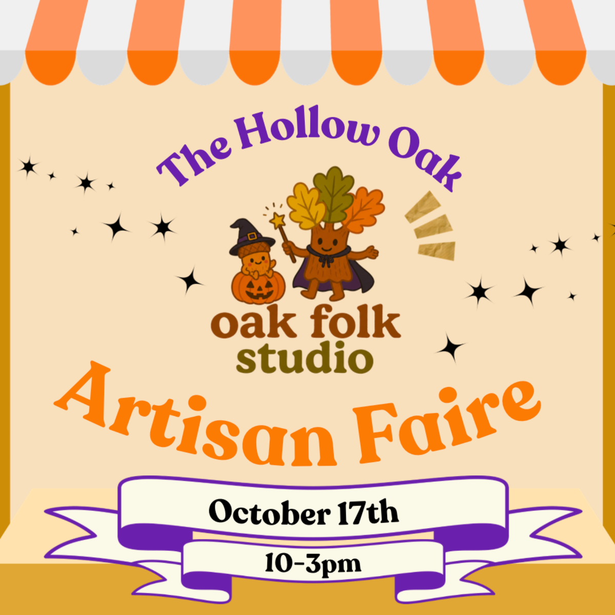🎃HOLLOW OAK EDITION Oak Folk Artisan Faire Information🎃