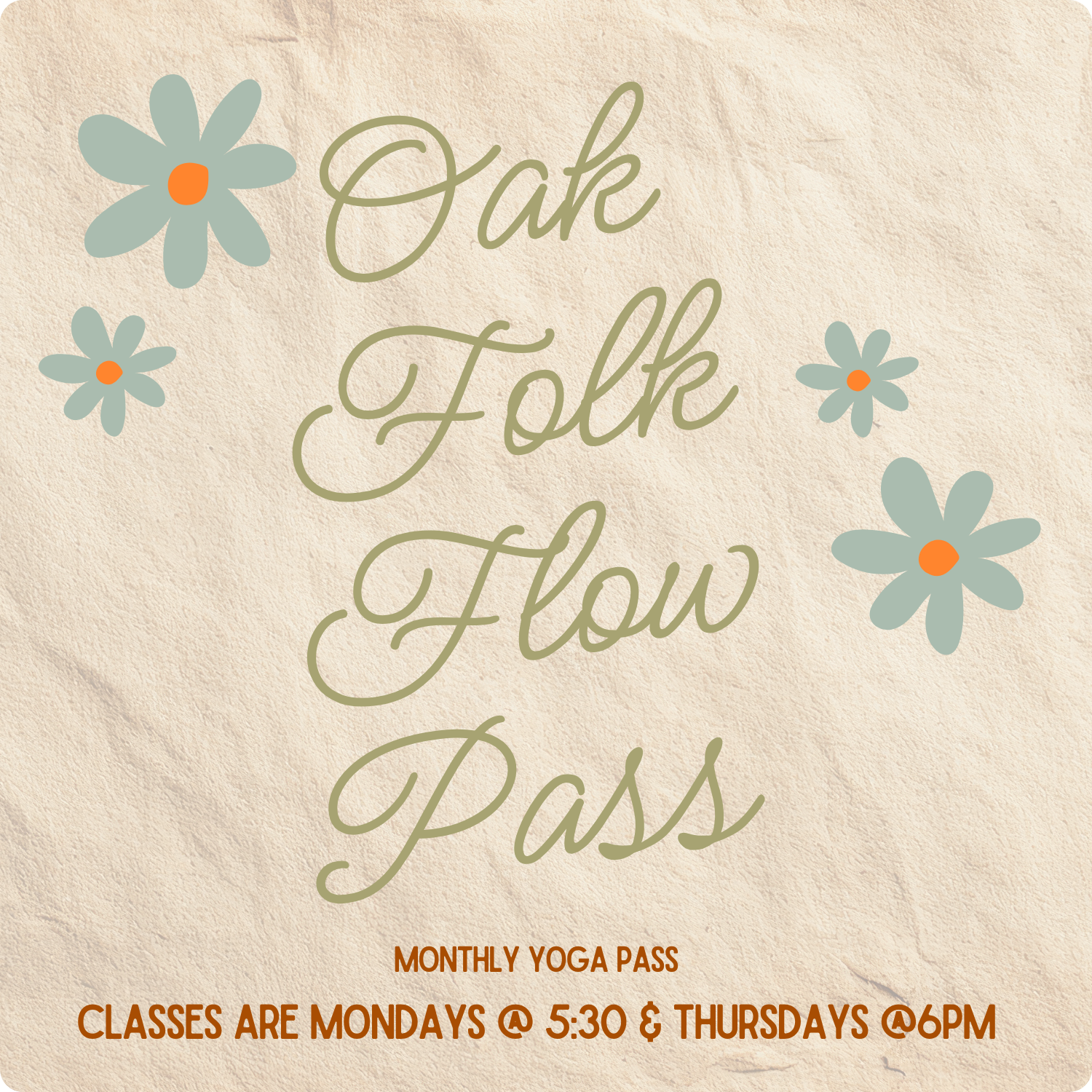 Oak Folk Flow Pass