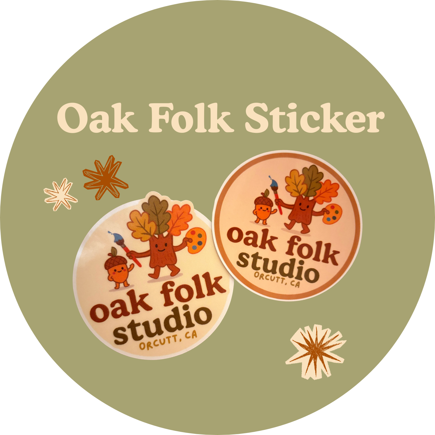 ✨Oak Folk Sticker✨