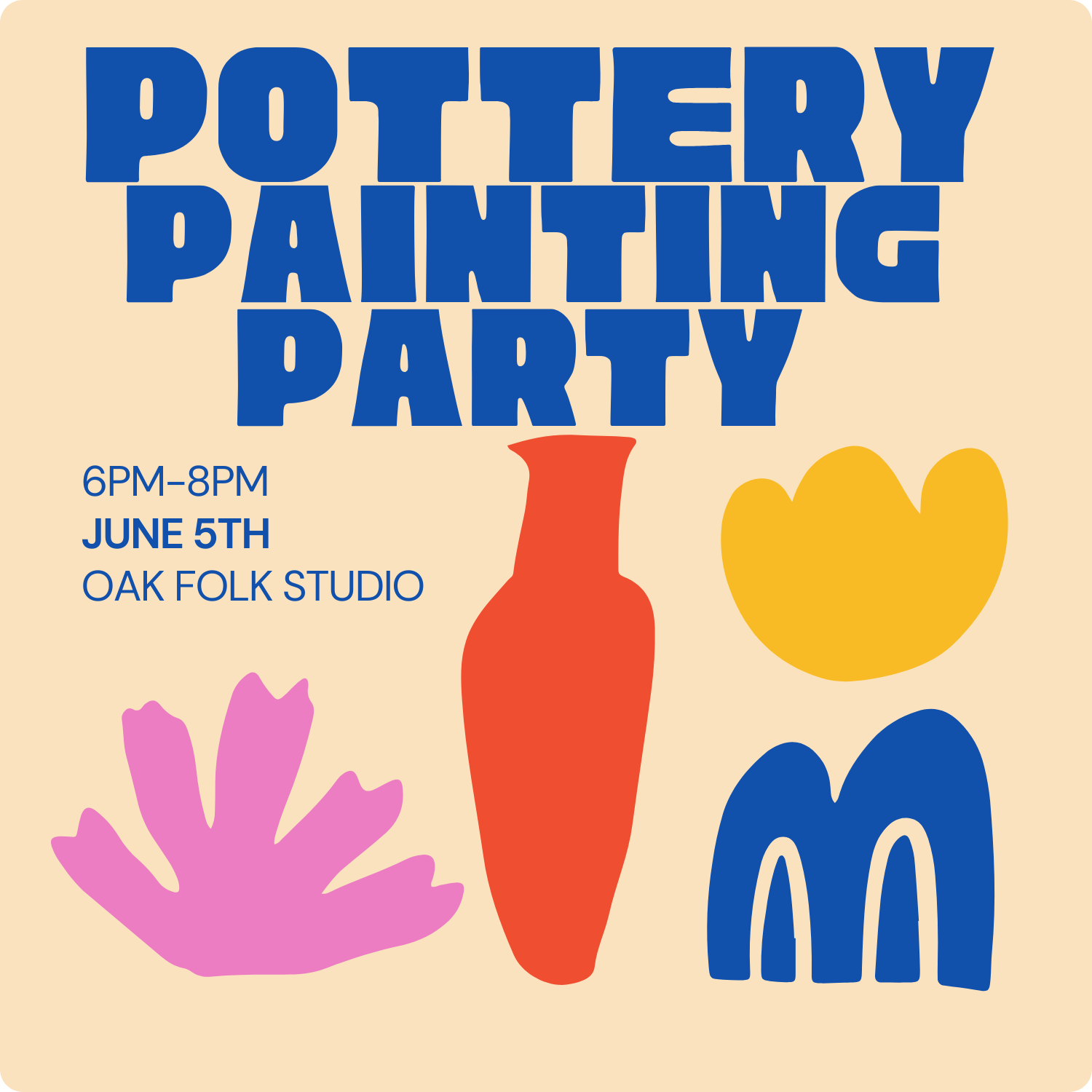 🎨Pottery Painting Party🎨
