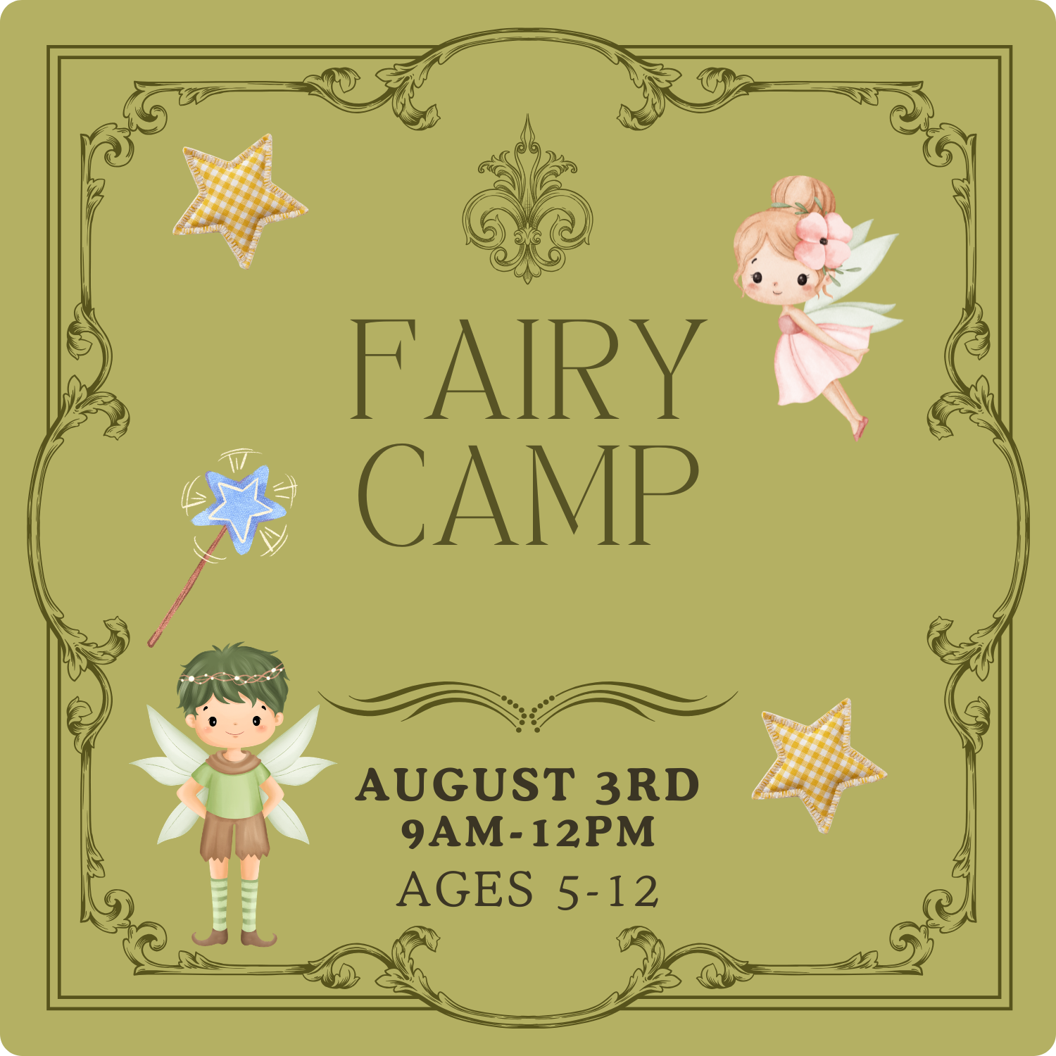 ✨Fairy House Camp 🧚AUGUST 3rd
