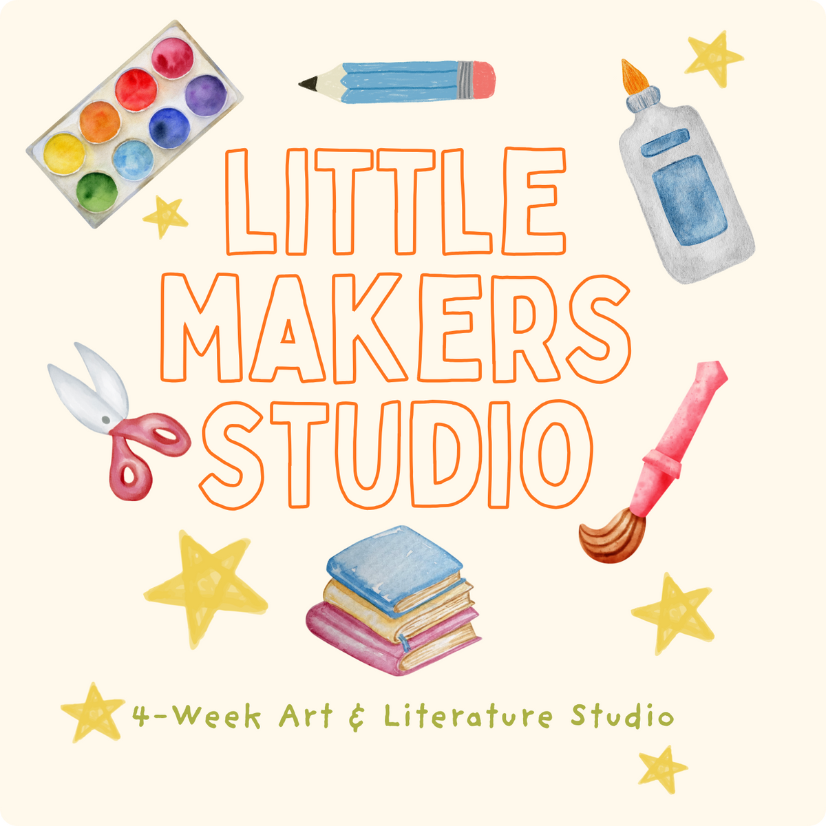 🧡 Little Makers Studio🧡 Ages 4-6 🧡 SEPTEMBER🧡TUESDAYS 11:30-1pm
