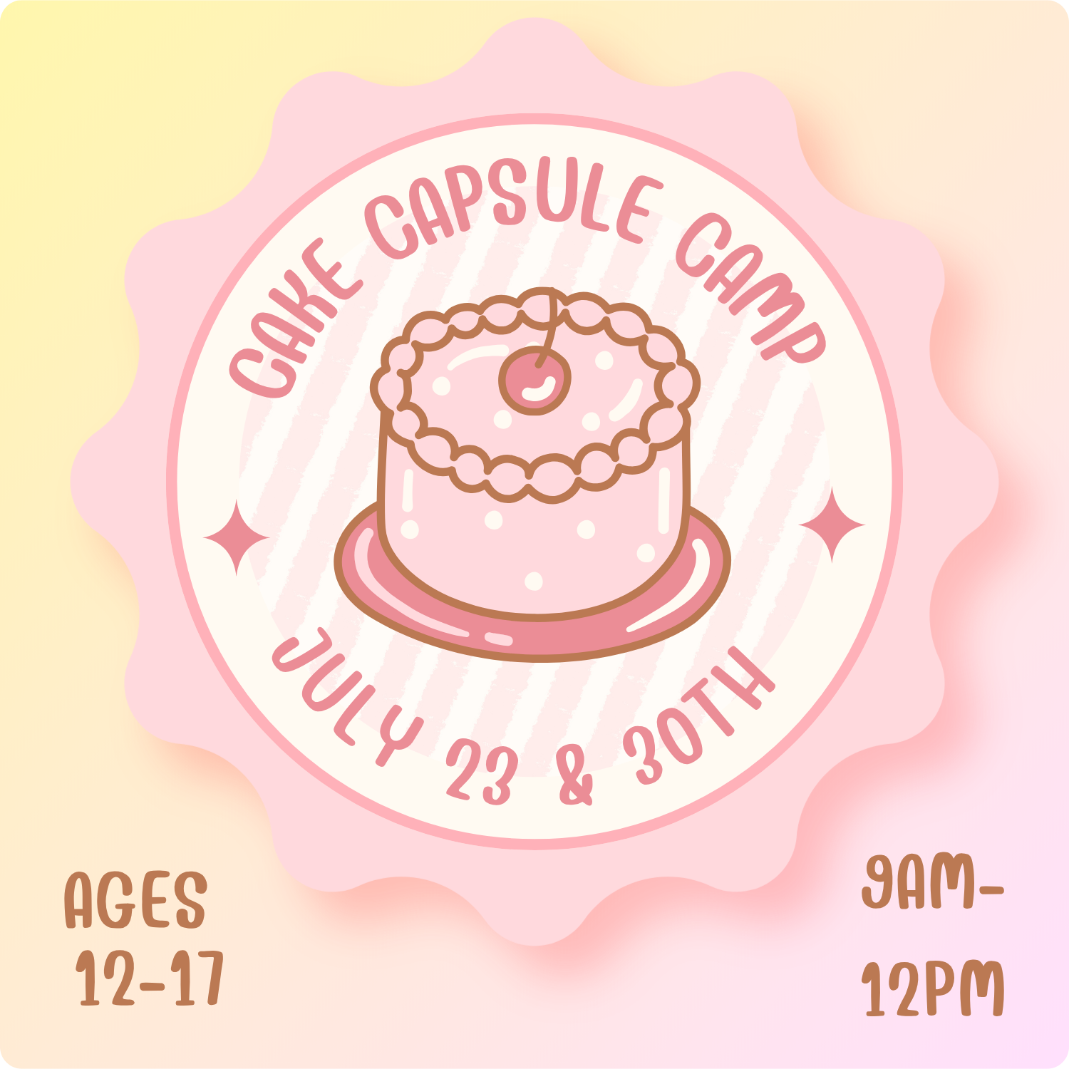 🎂Teen Cake Capsule Camp🎂