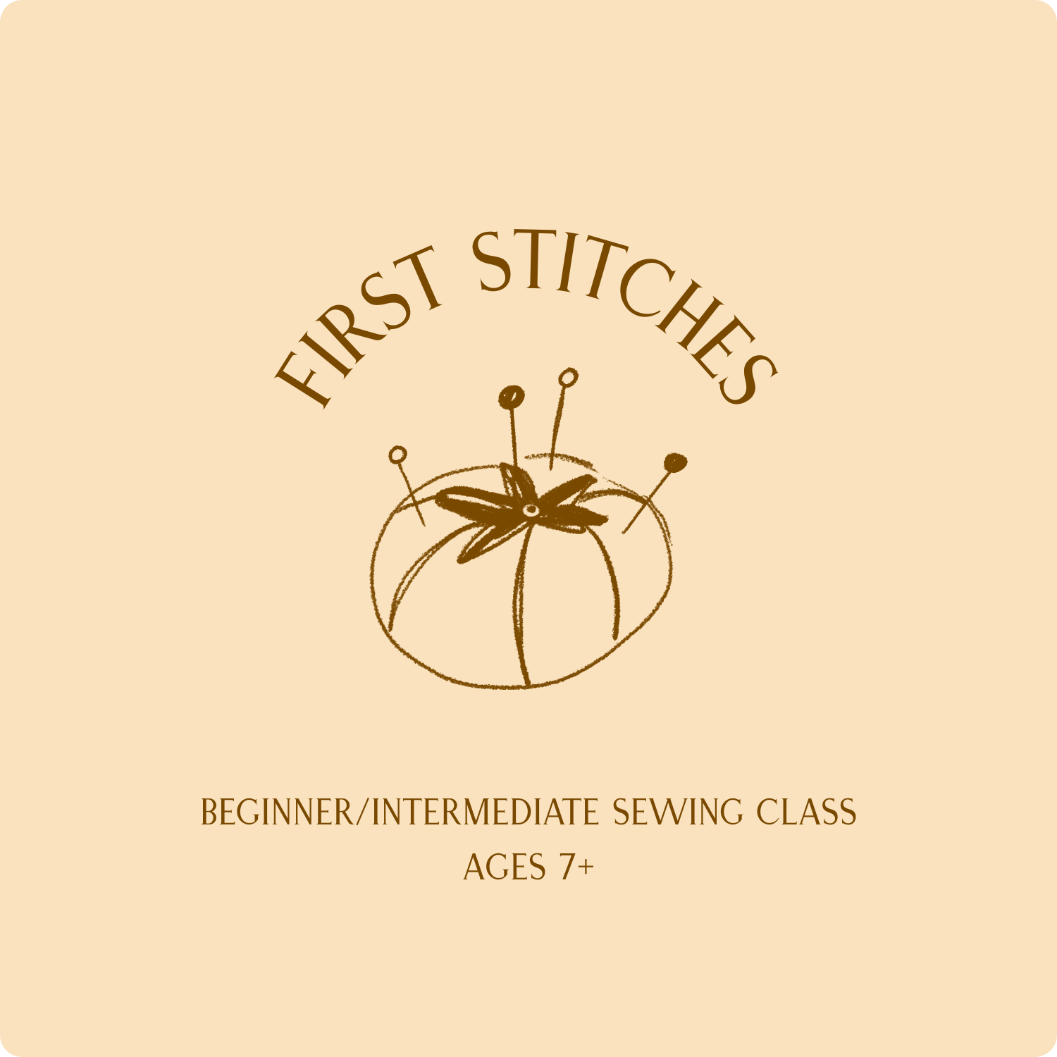 Sewing 🧵 Ages 7+ 🧵APRIL