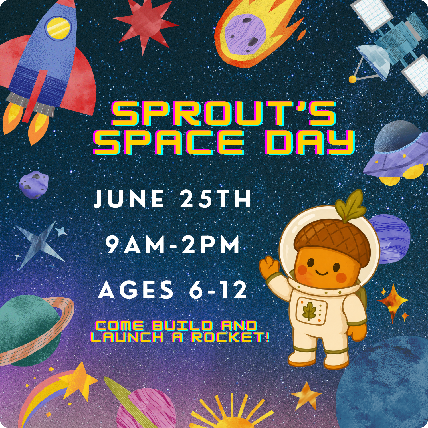 🚀Sprout's Space Day ⭐